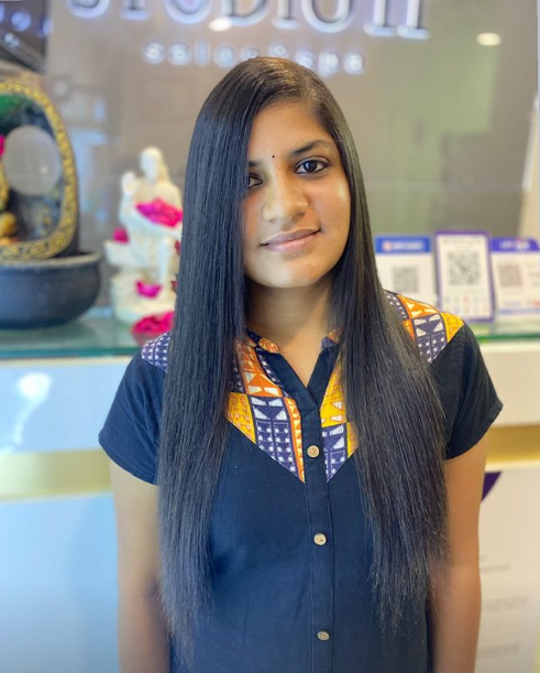 Hair Straightening in Chennai Studio Vogue Luxury