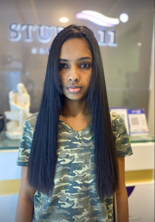 Achieve sleek perfection with our Hair Straightening services in Chennai. Our skilled stylists use advanced techniques to give you smooth, straight locks that radiate elegance